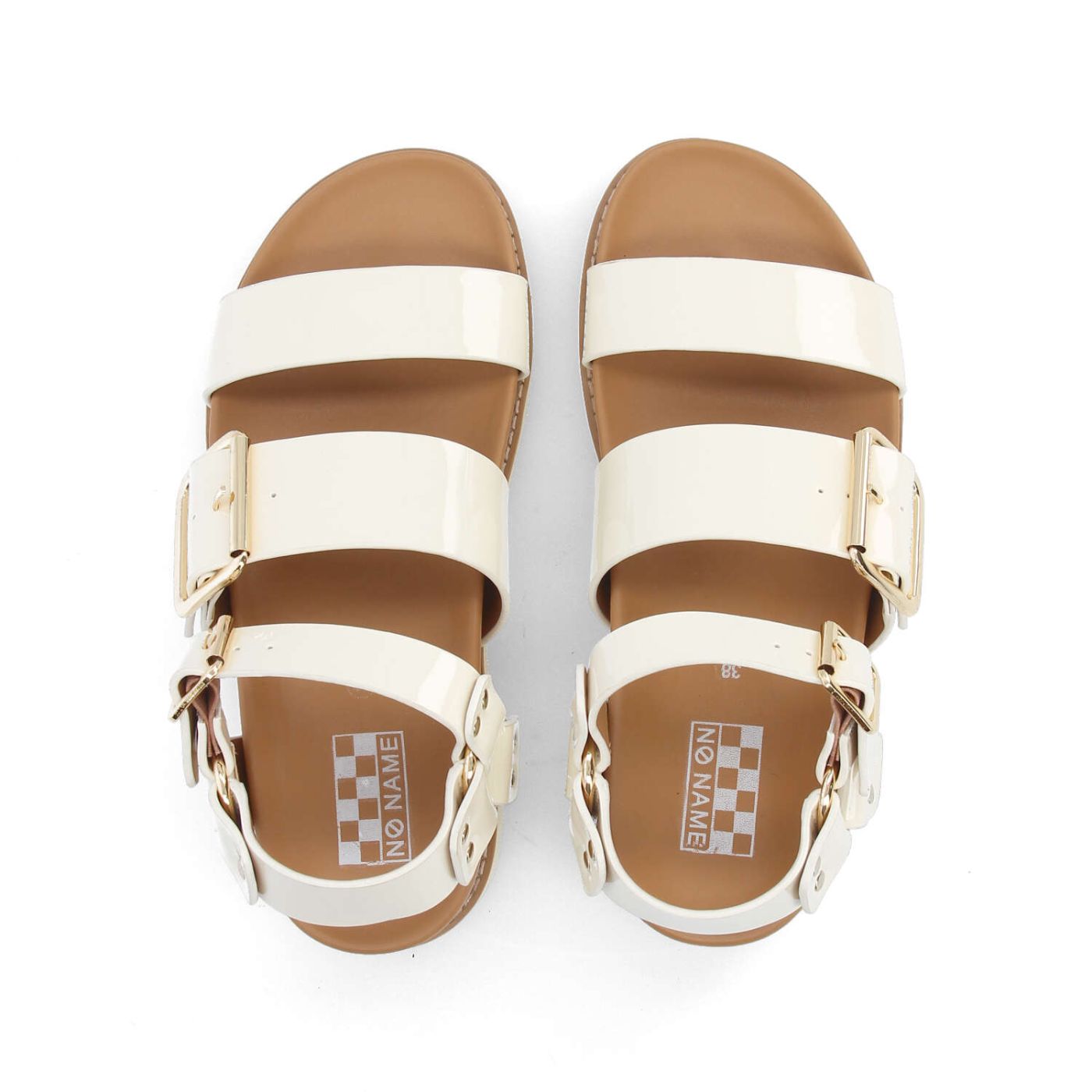 JUNE ANKLE W - PATENT - BLANC CASSE